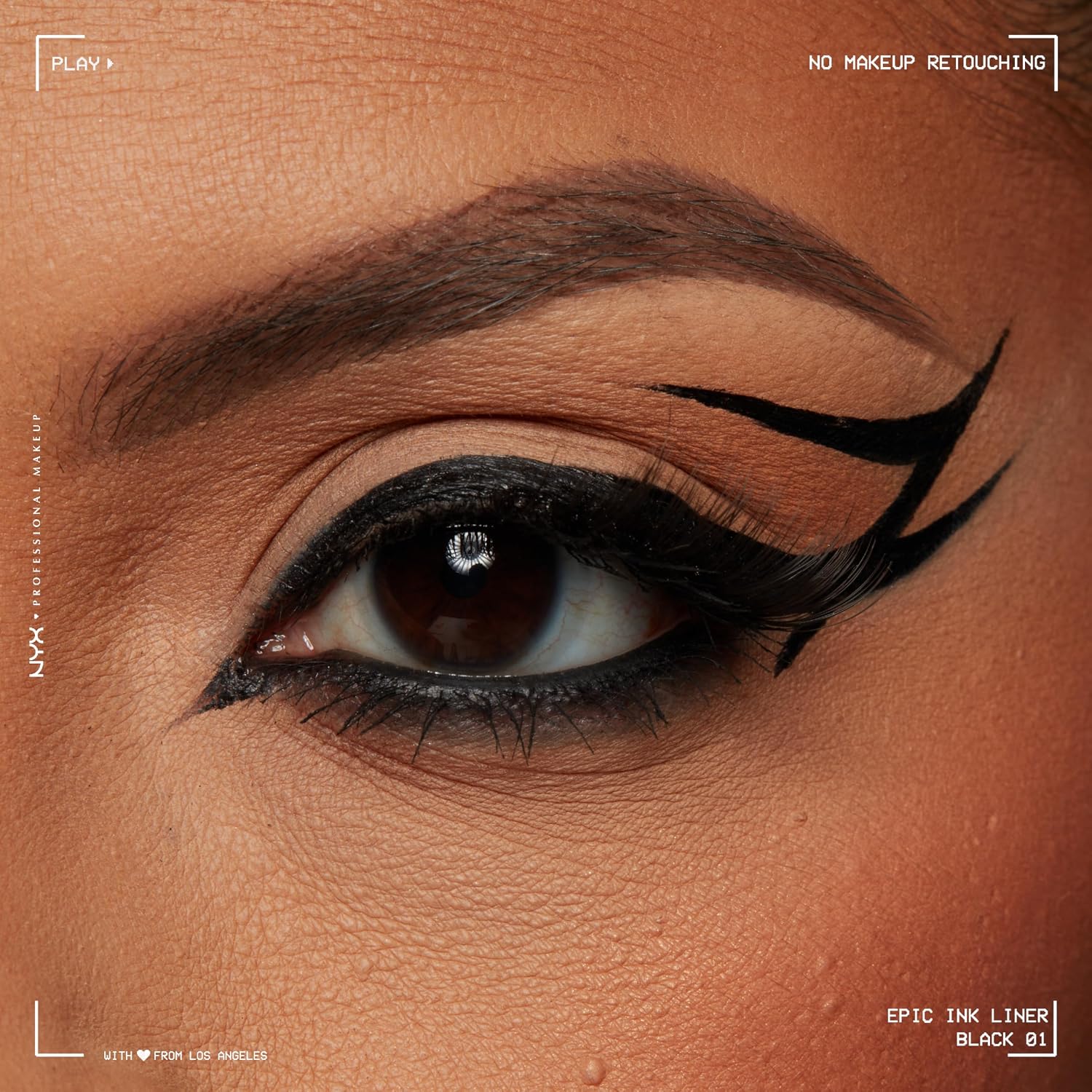 - Eyeliner Feutre - Waterproof - Tracé Précis - Couleur Intense Tenue Longue Durée - Embout Ultra-Précis - Formule Vegan - Epic Ink Liner - Teinte : Black (01) | Pointe Feutre Souple Précise, Formule Vegan, Trait Modulable Fin Ou Épais, Tenue Longue Durée