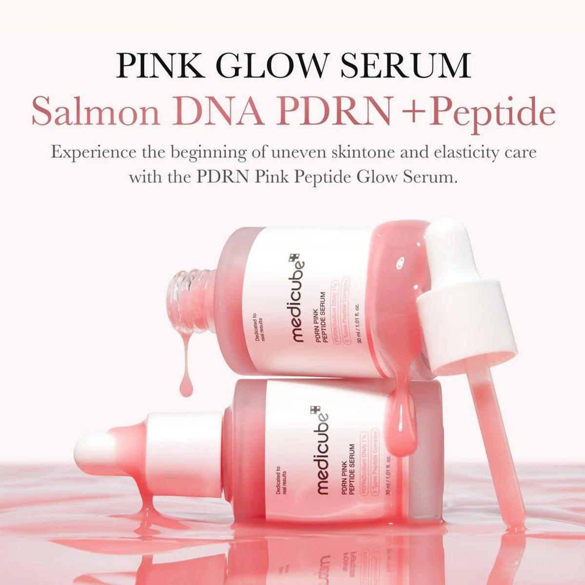 Medicube PDRN Pink Peptide Serum with Salmon DNA